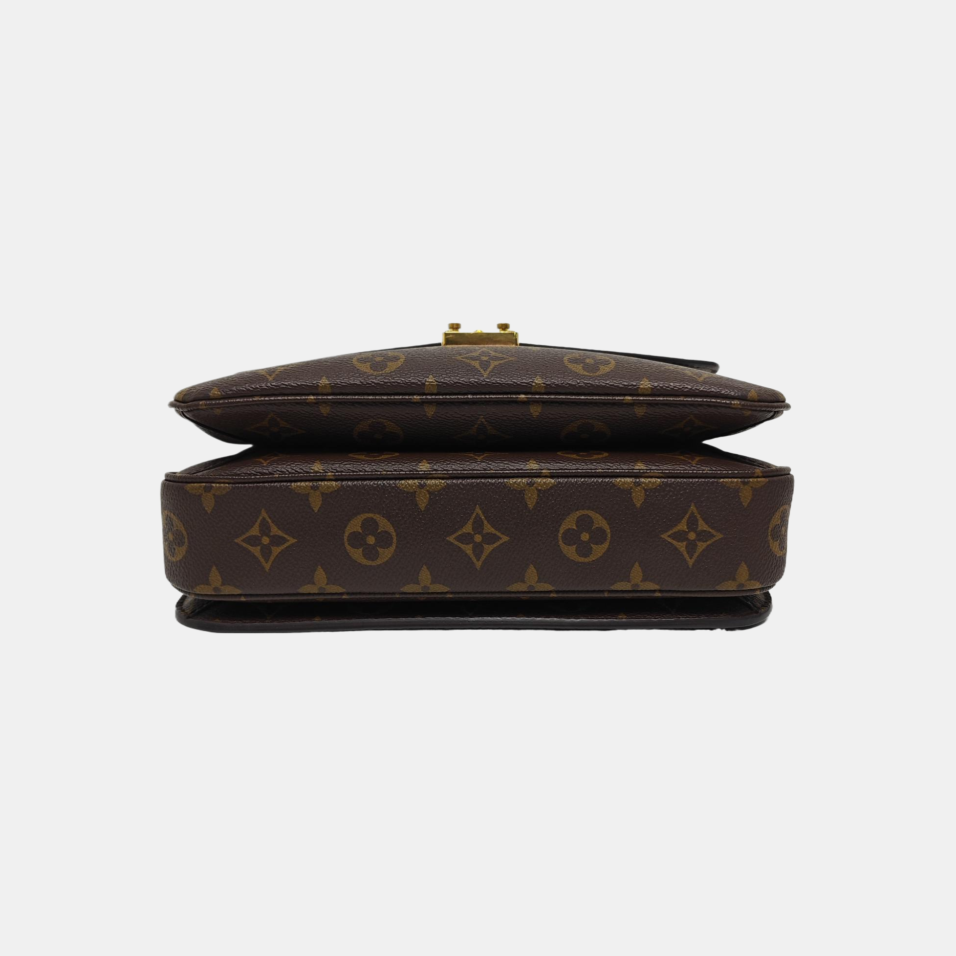 MÉTIS MM Monogram Coated Canvas Brown