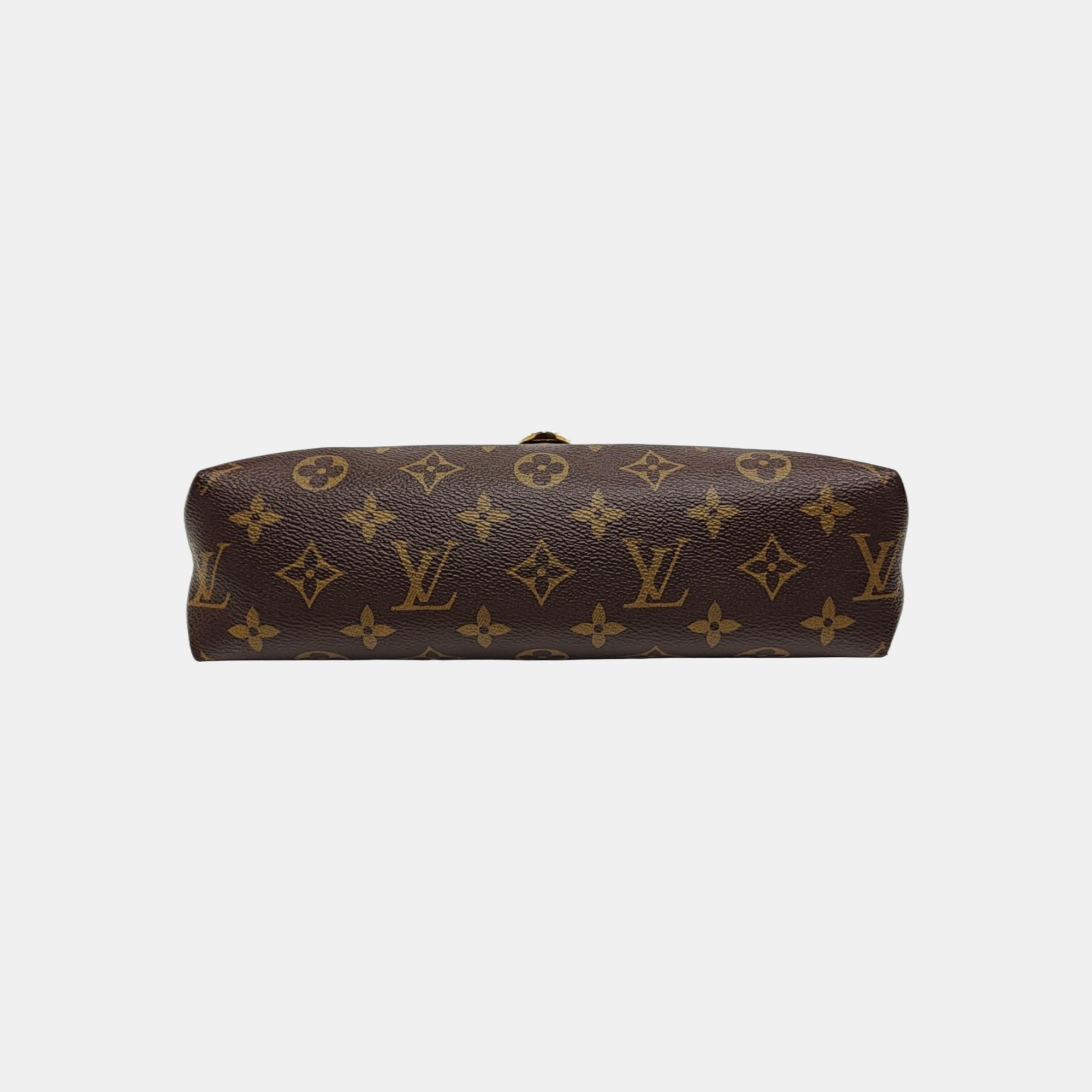 SAINT PLACIDE Monogram Coated Canvas Brown