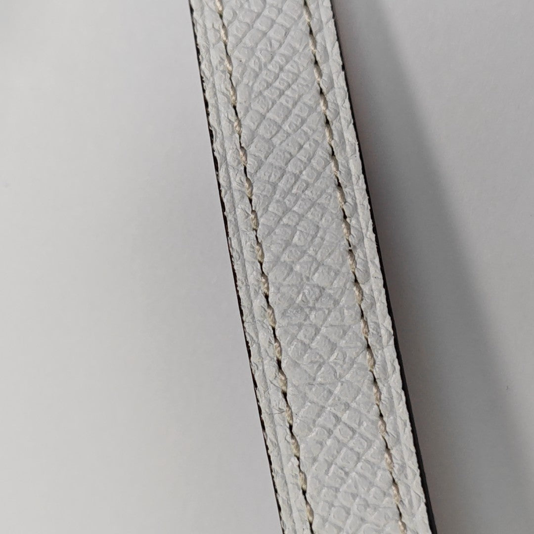Leather Belt White
