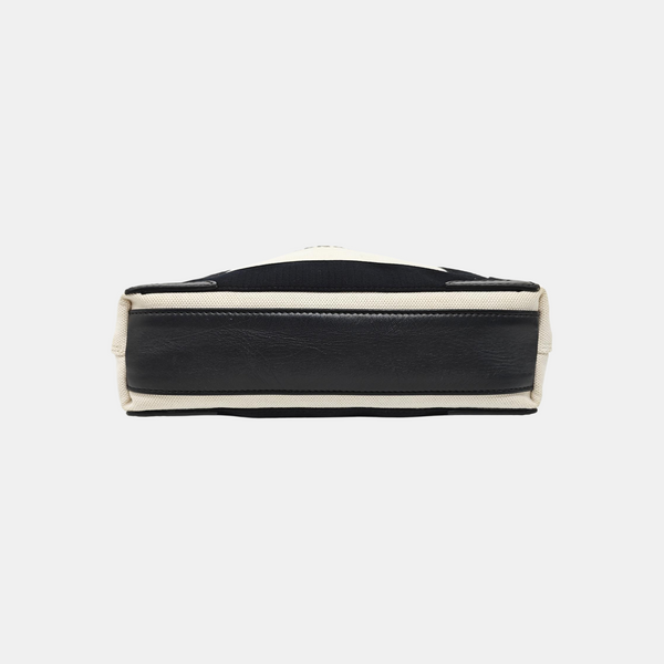 Navy Mini Canvas White
