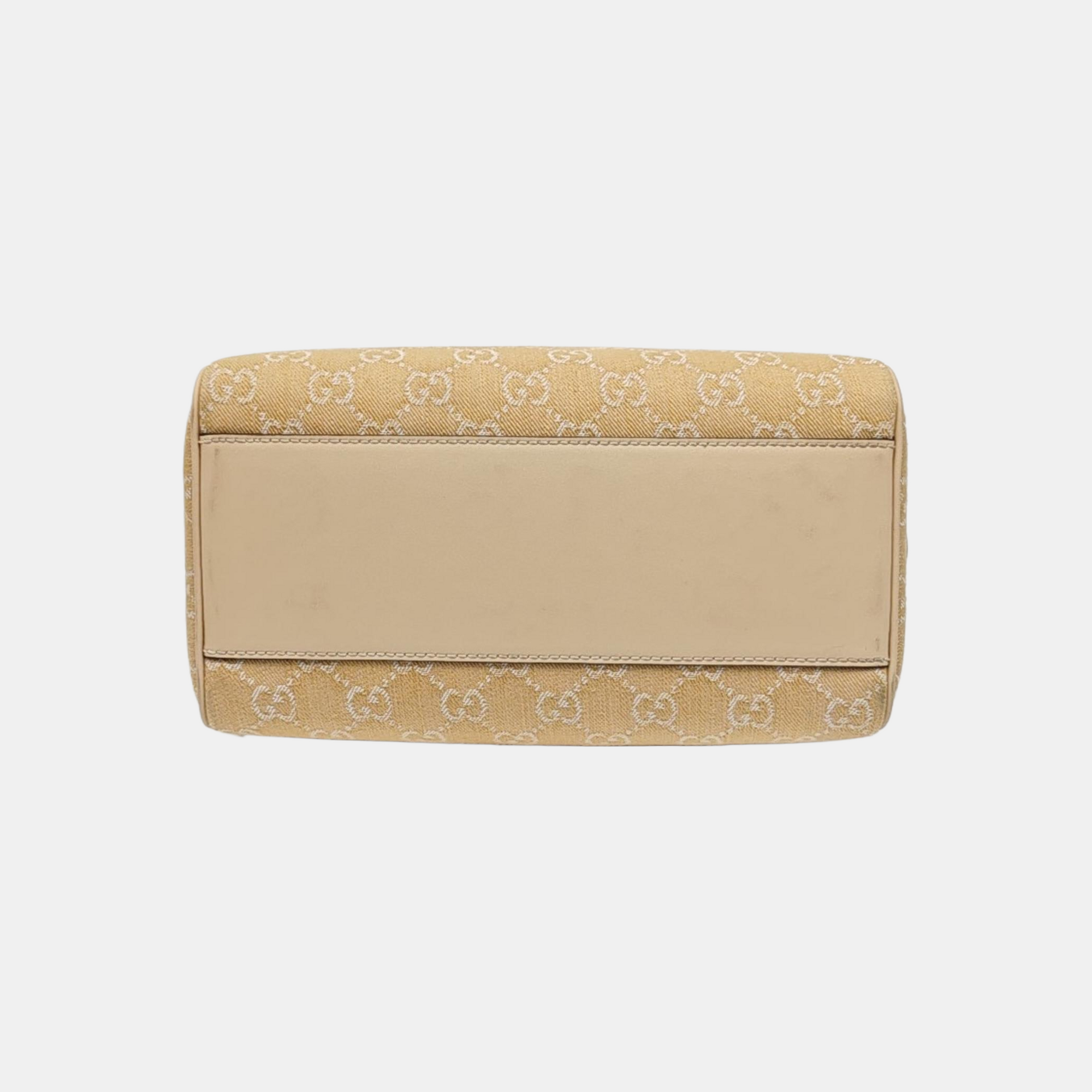 Ophidia Small Monogram Denim Beige