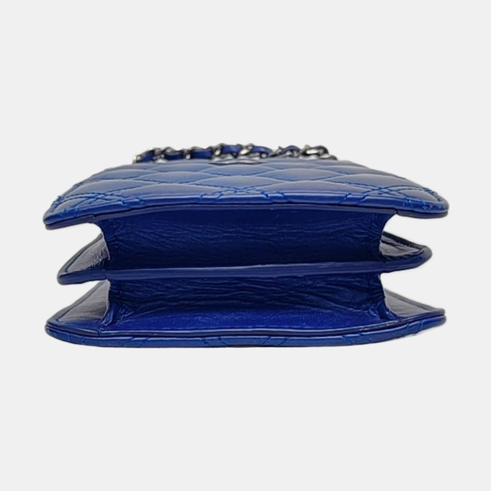 Quilted Calfskin Blue