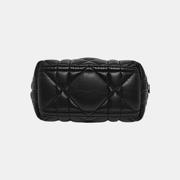 Diortravel Nomad Small Cannage Calfskin Black