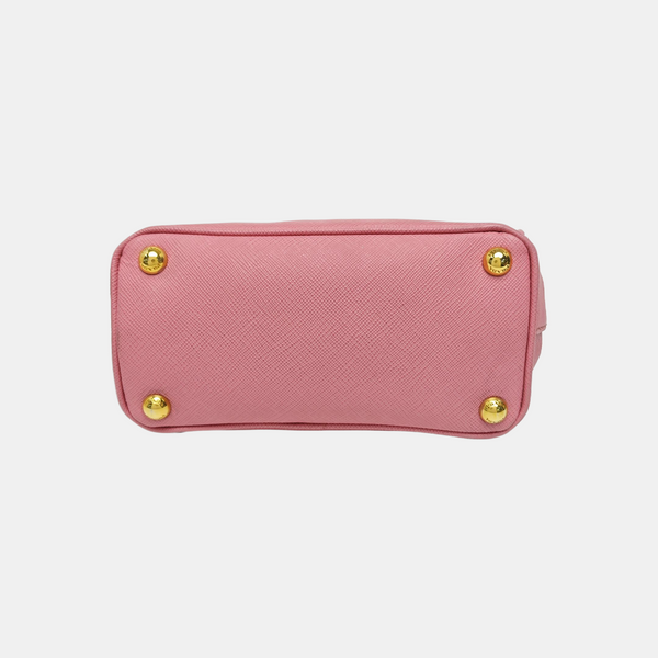 Galleria Super Mini Saffiano Calfskin Pink