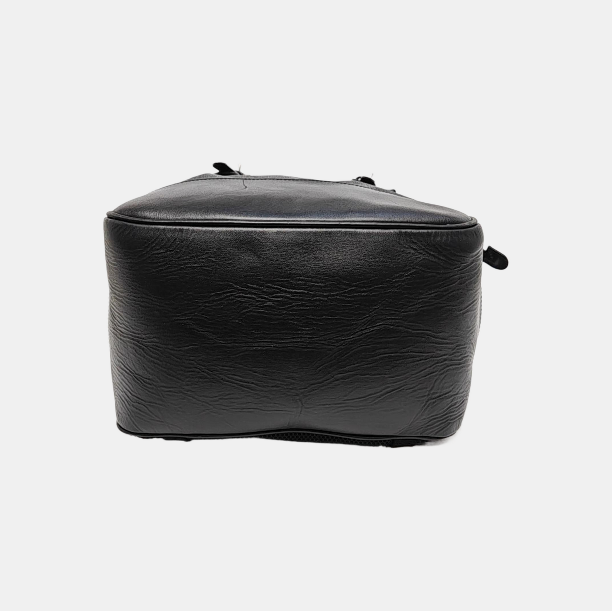 Retro Medium Monogram Coated Canvas Black
