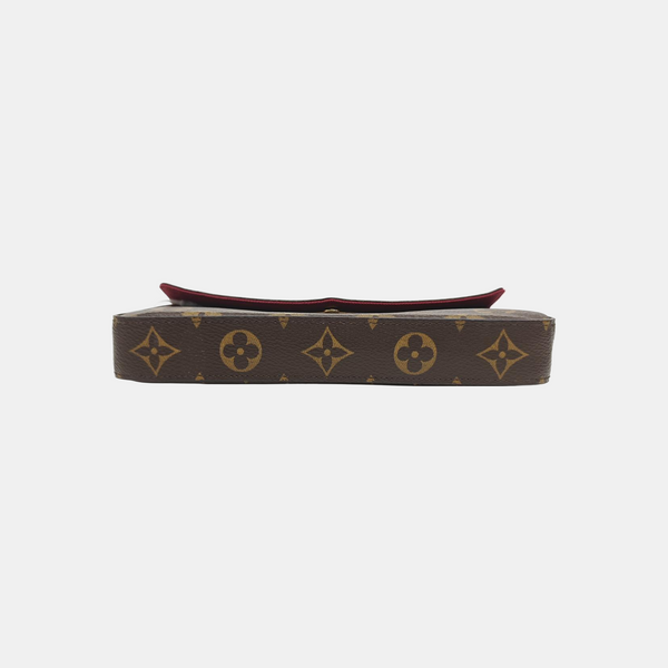 FÉLICIE Monogram Coated Canvas Brown
