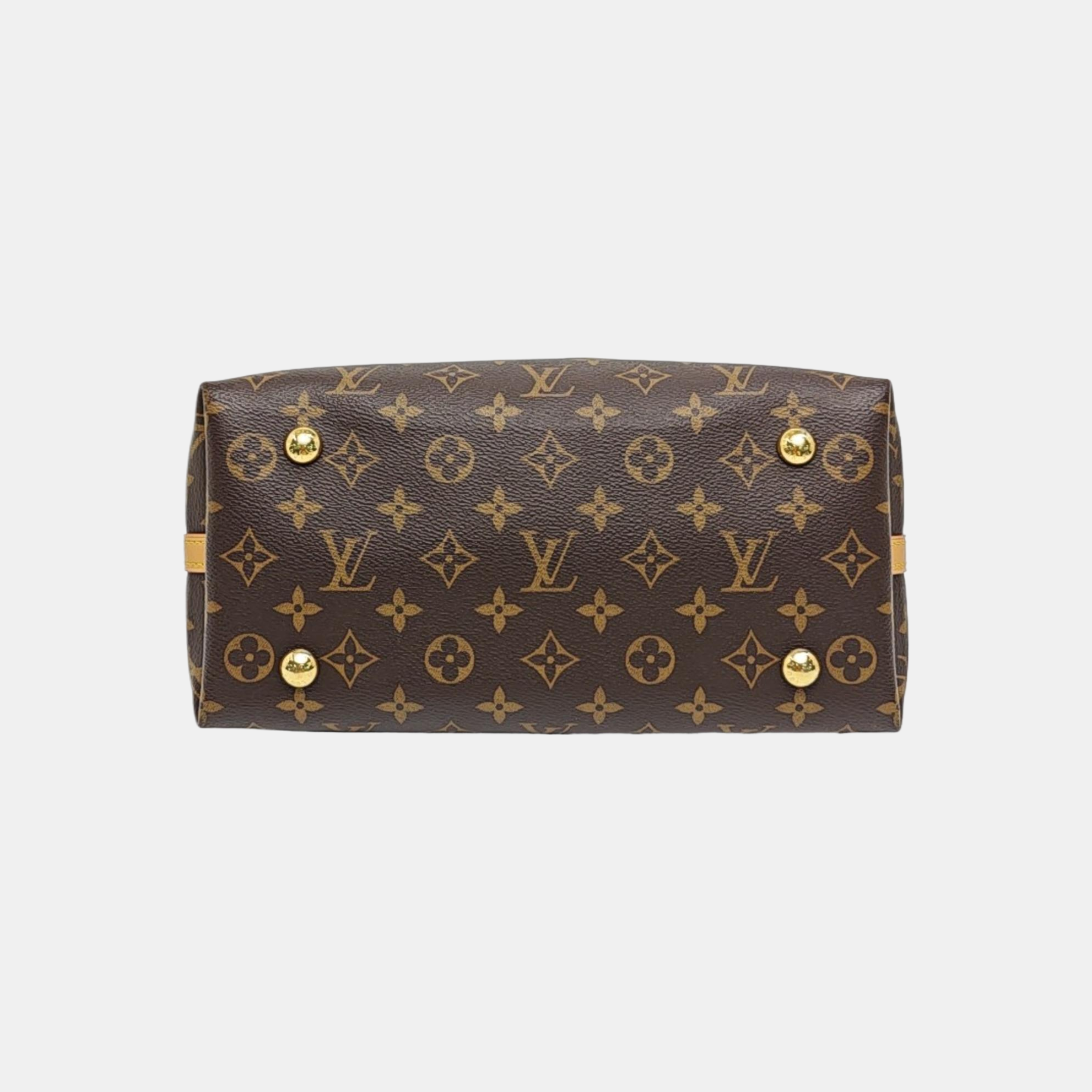 CARRYALL PM Monogram Coated Canvas Brown