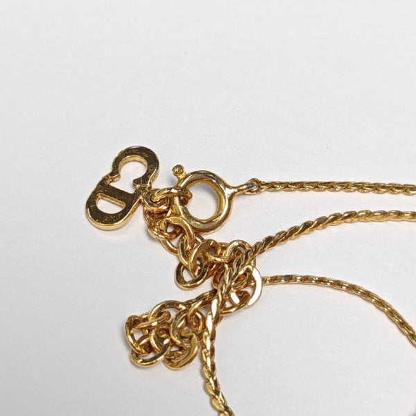 Petit CD Metal Gold Necklace