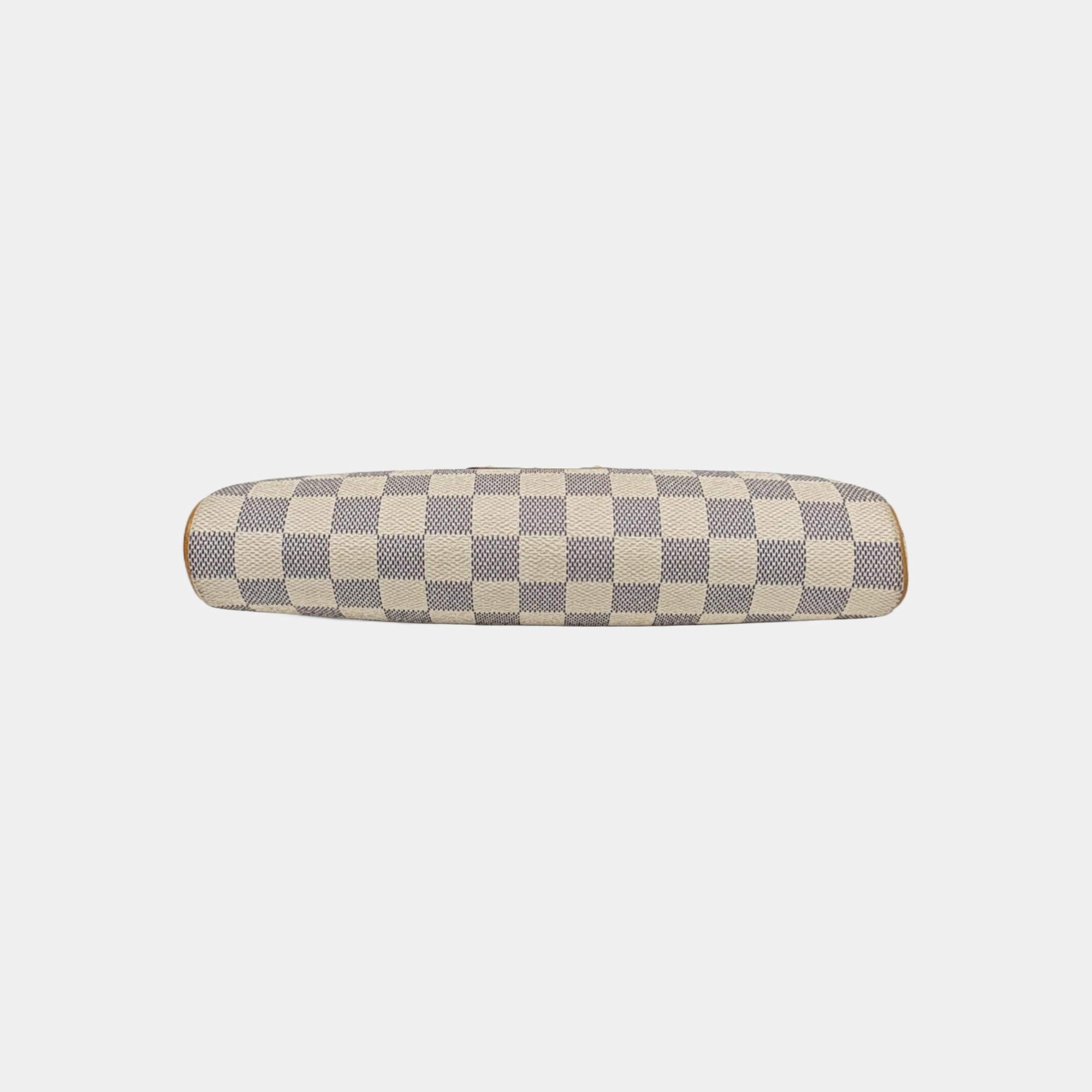 EVA Damier Azur Coated Canvas White
