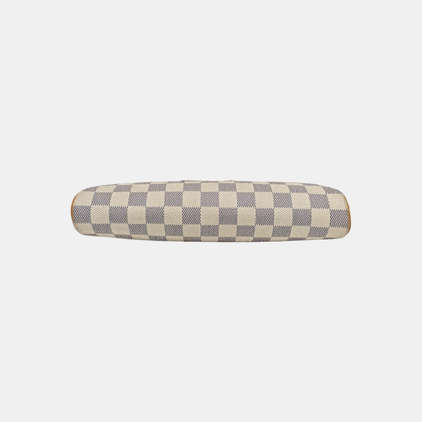 EVA Damier Azur Coated Canvas White