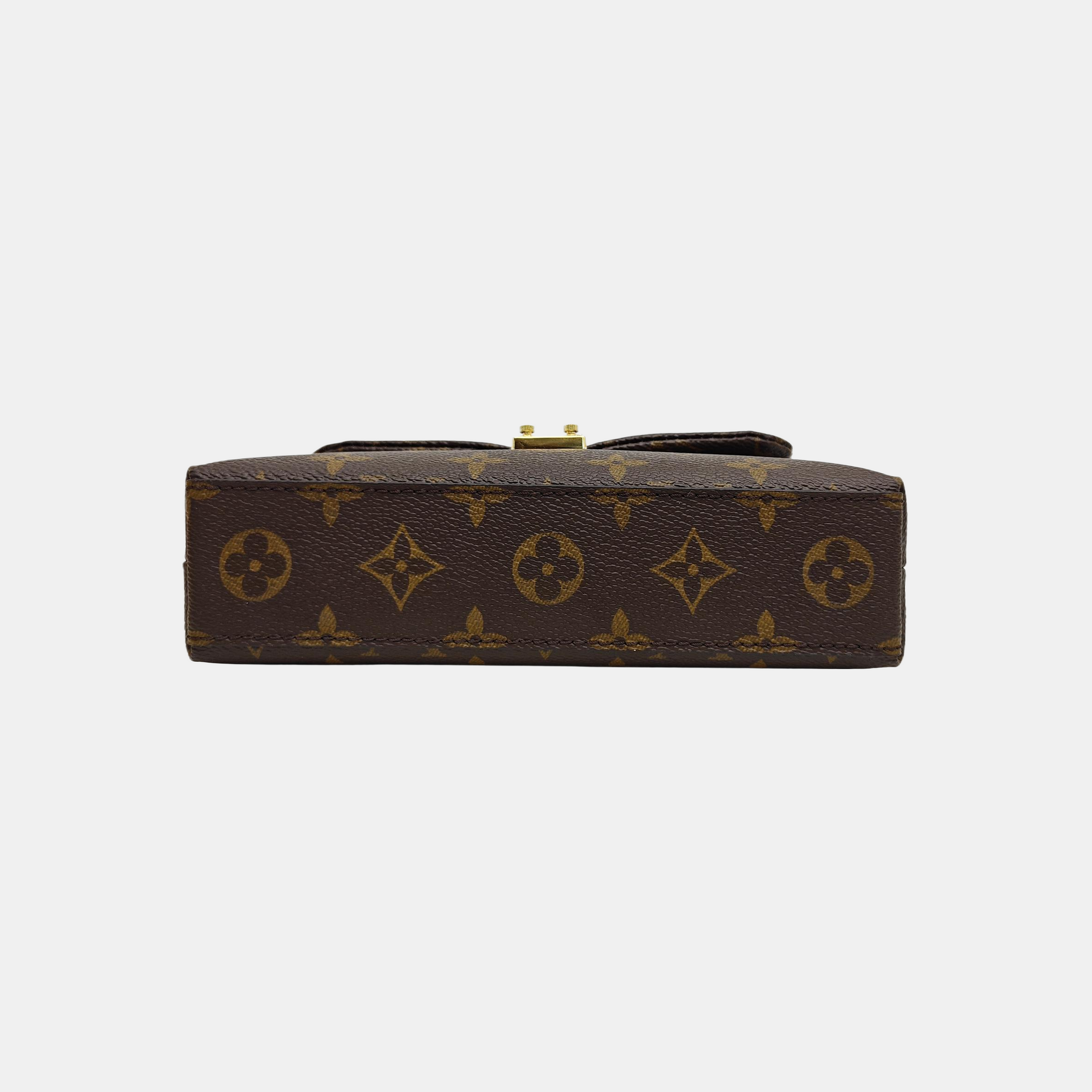 MADELEINE Monogram Coated Canvas Brown