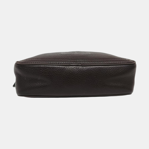 Leather Clutch Brown