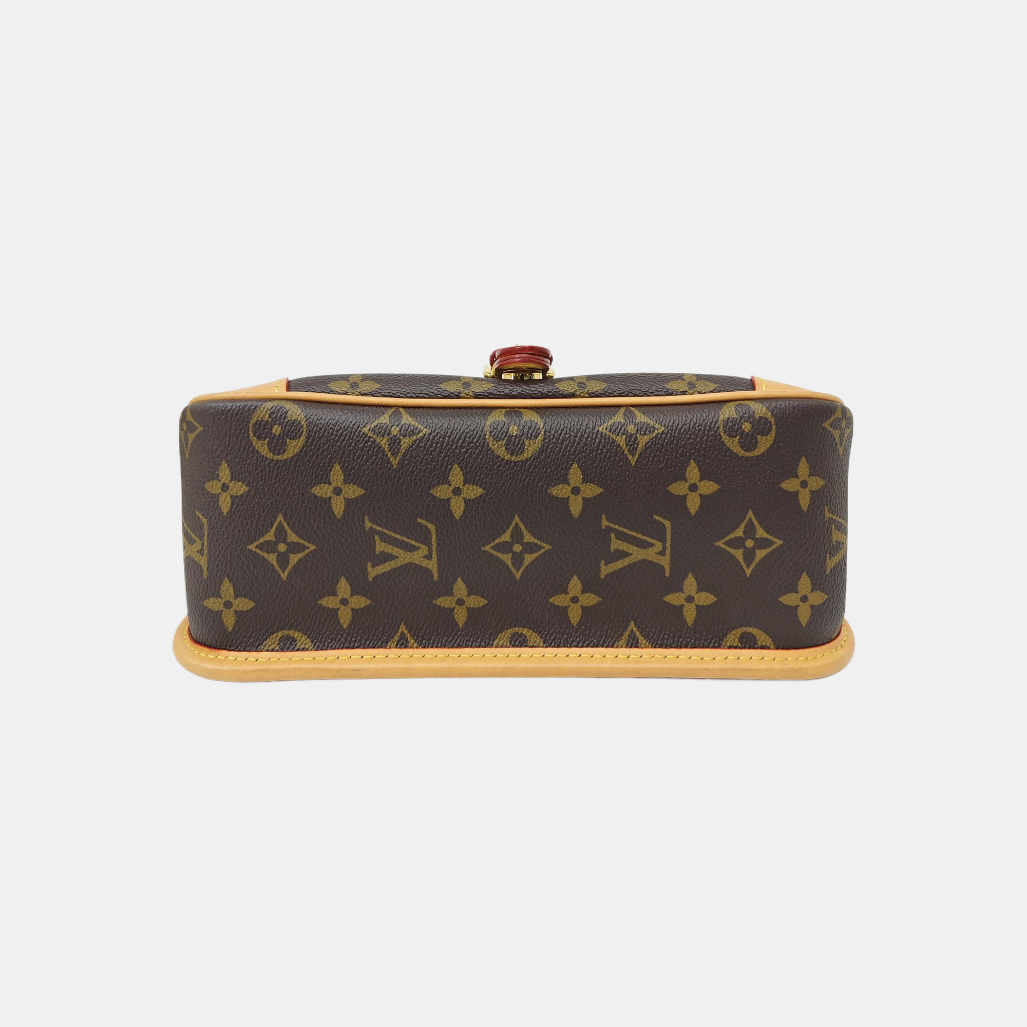 DIANE Monogram Coated Canvas Brown