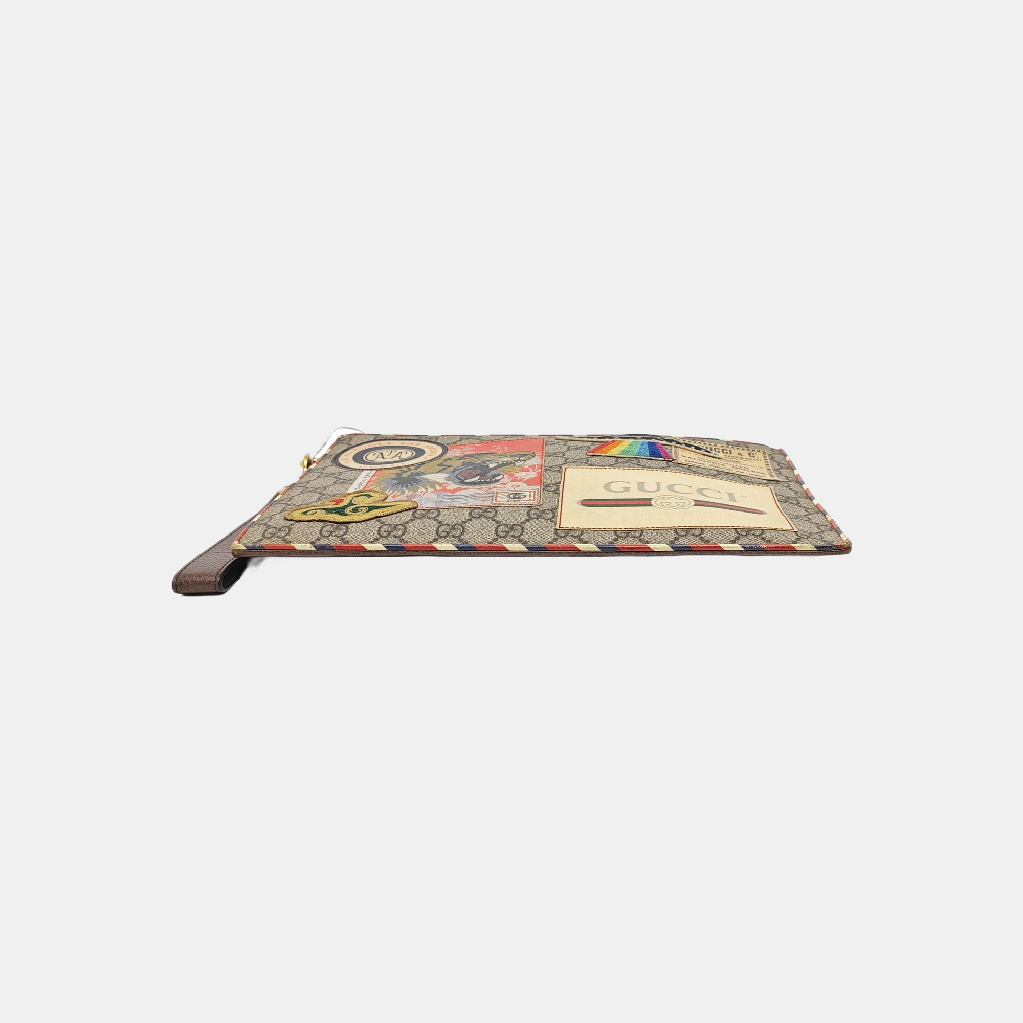 Courrier Monogram Coated Canvas Beige