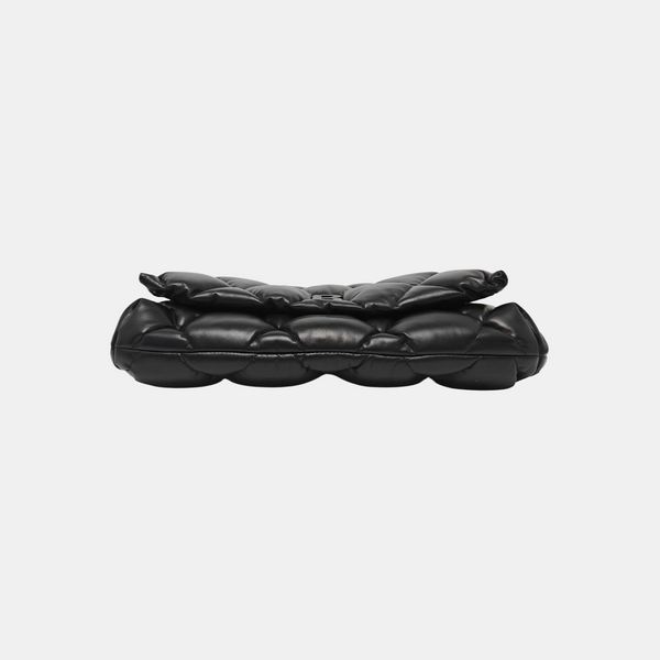 B. Quilted Calfskin Black