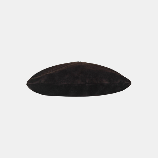 Corduroy Top Handle Bag Brown