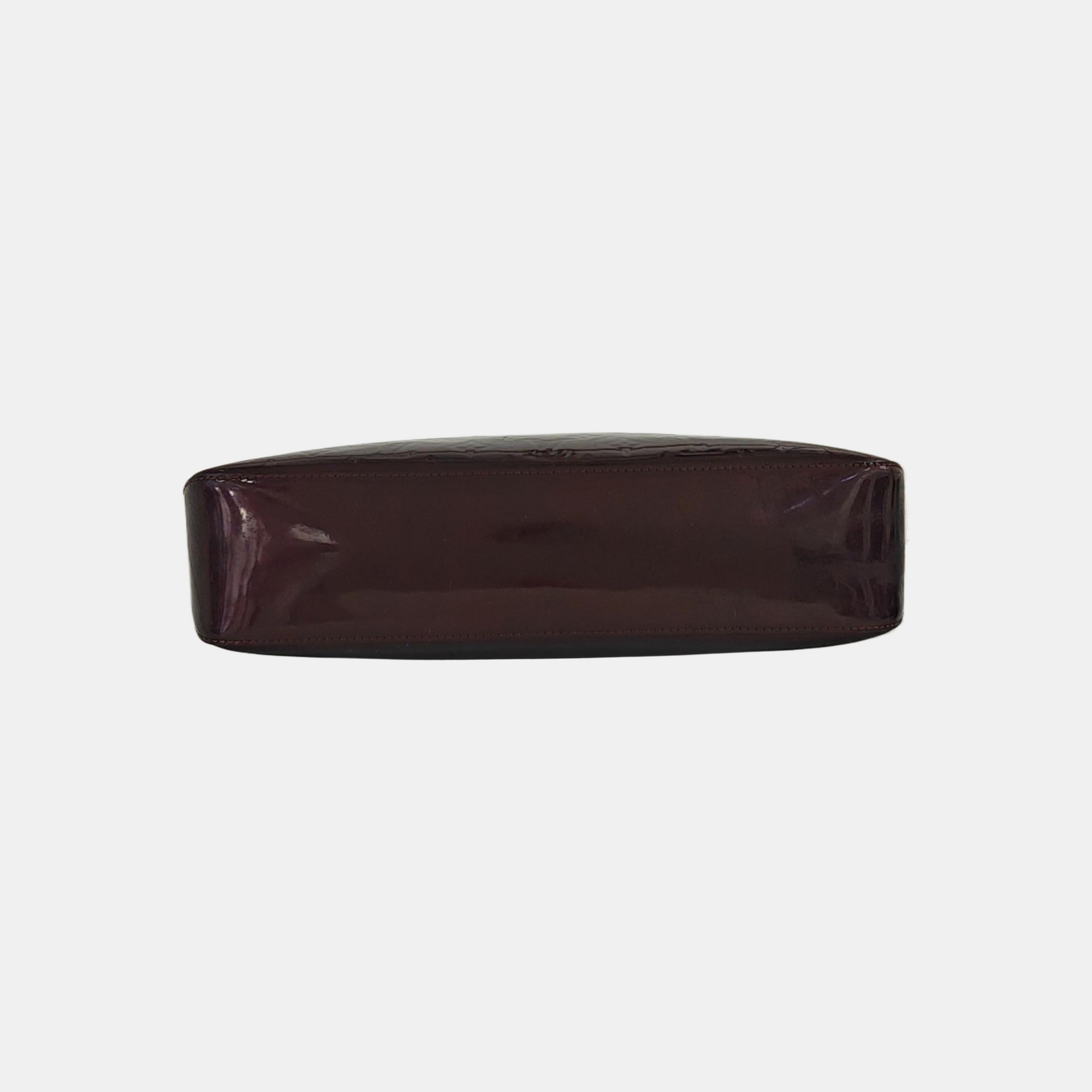 BRENTWOOD Monogram Patent Calfskin Red