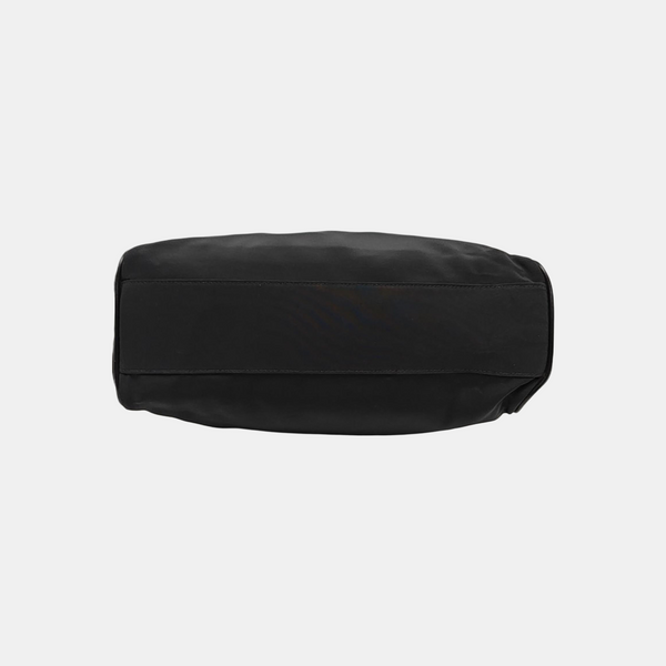 Nylon Top Handle Bag Black