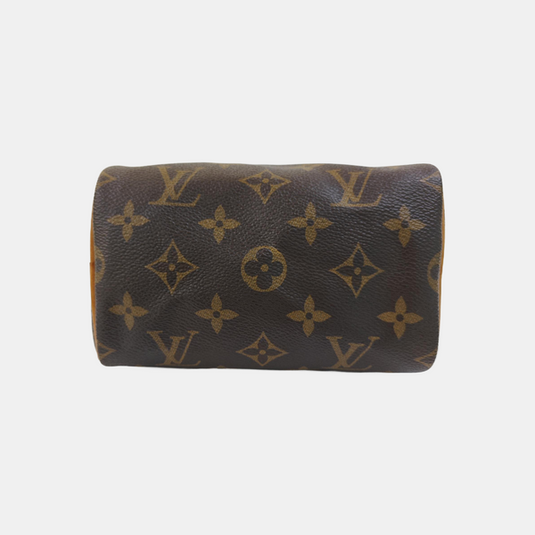 SPEEDY Nano Monogram Coated Canvas Brown