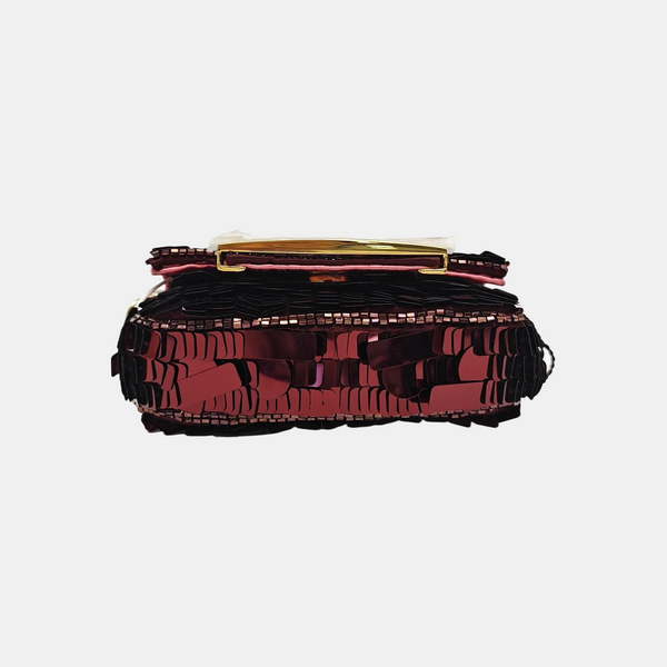 Baguette Super Mini Lentejuelas Rojo
