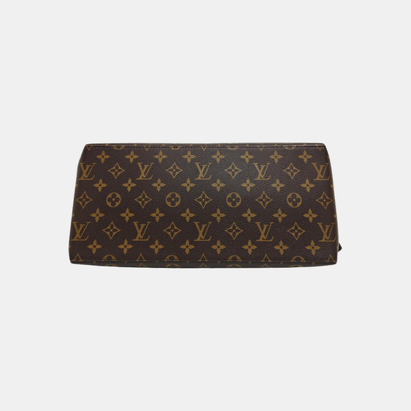 GRAND SAC Monogram Coated Canvas Brown