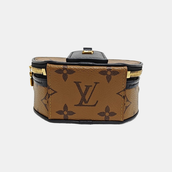 BOITE CHAPEAU Mini Monogram Coated Canvas Brown