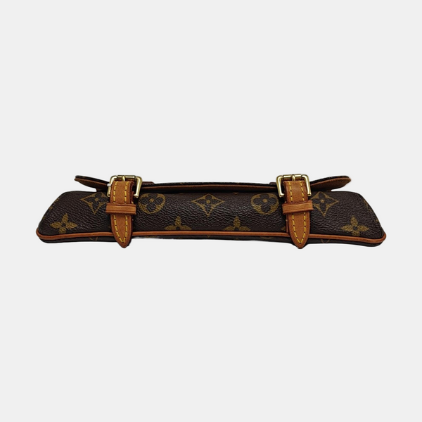 MARELLE Monogram Coated Canvas Brown