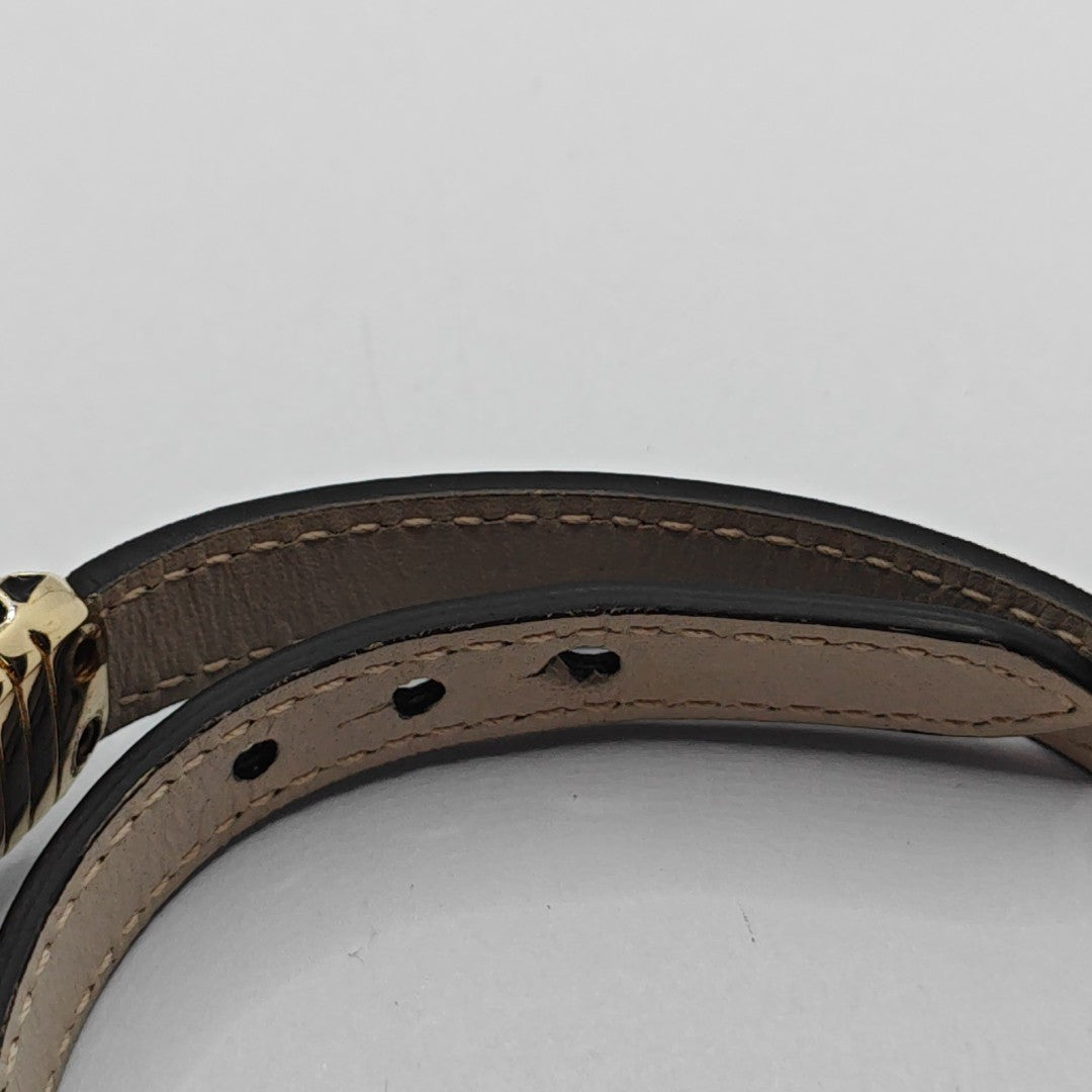 SERPENTI Metal Black Bangle