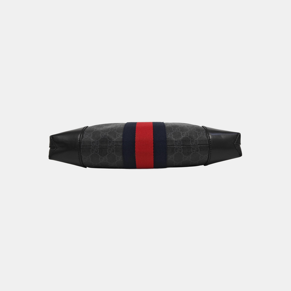 GG Supreme Monogram Coated Canvas Gray