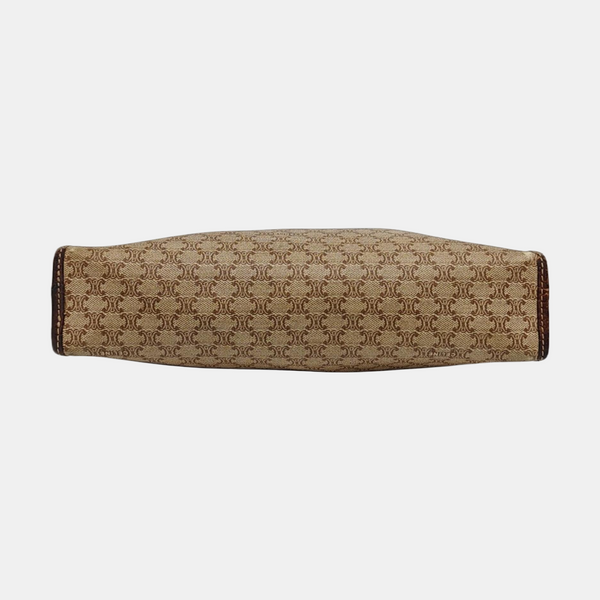 MACADAM CLUTCHES Coated Canvas Beige