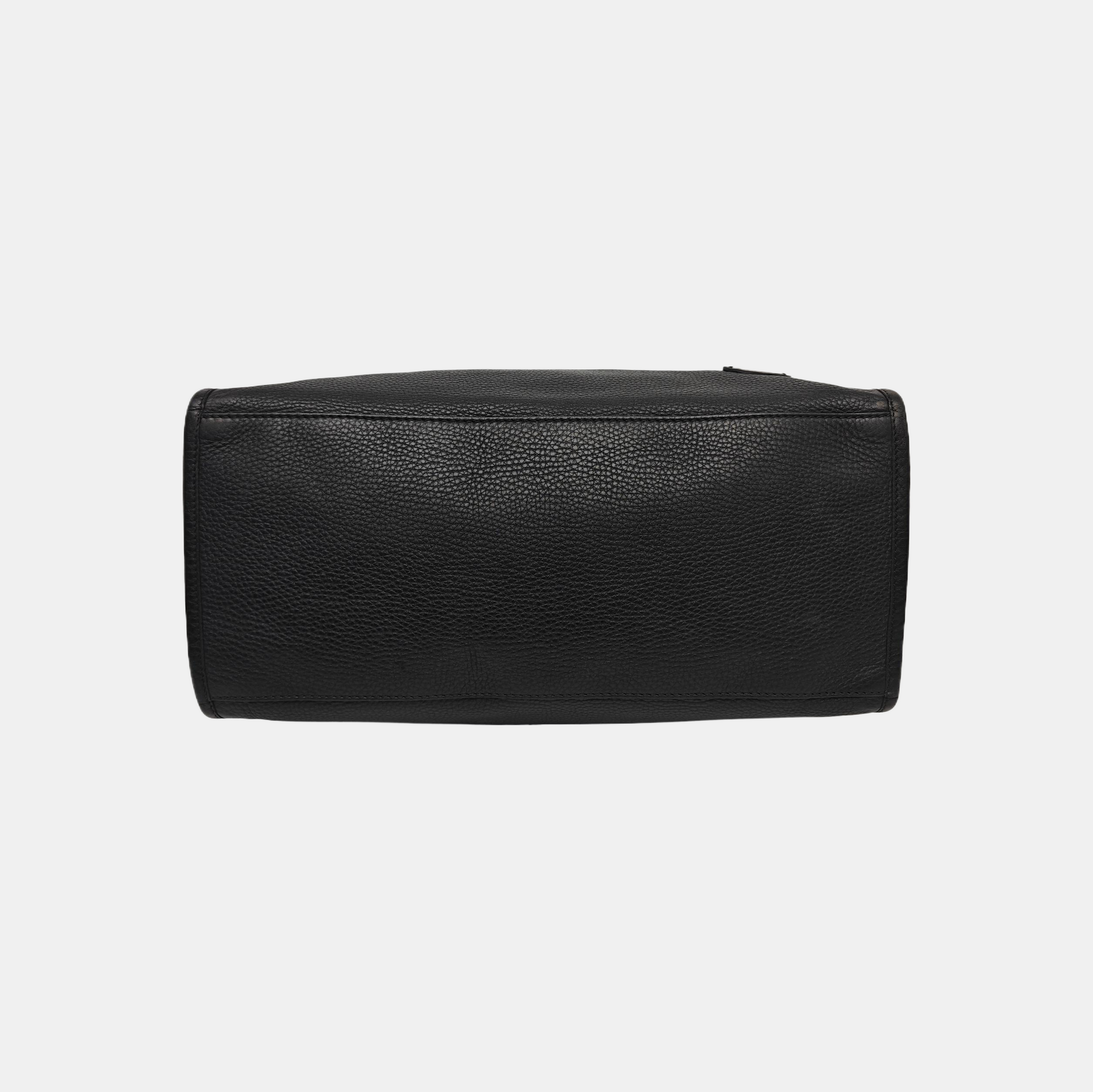 Calfskin Shoulder Bag Black