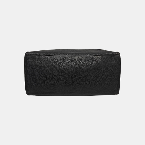 Calfskin Shoulder Bag Black