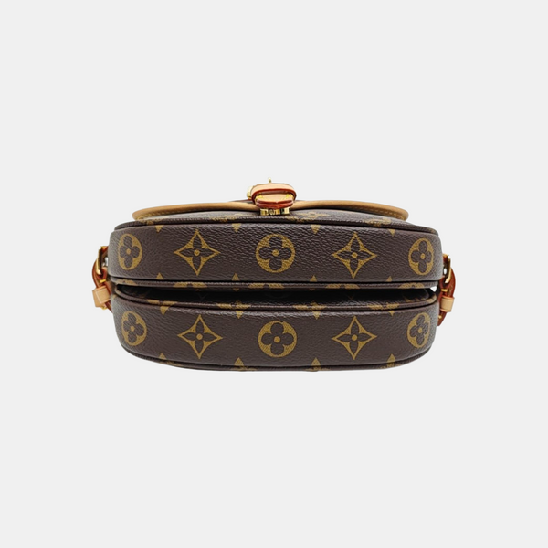 SAUMUR BB Monogram Coated Canvas Brown