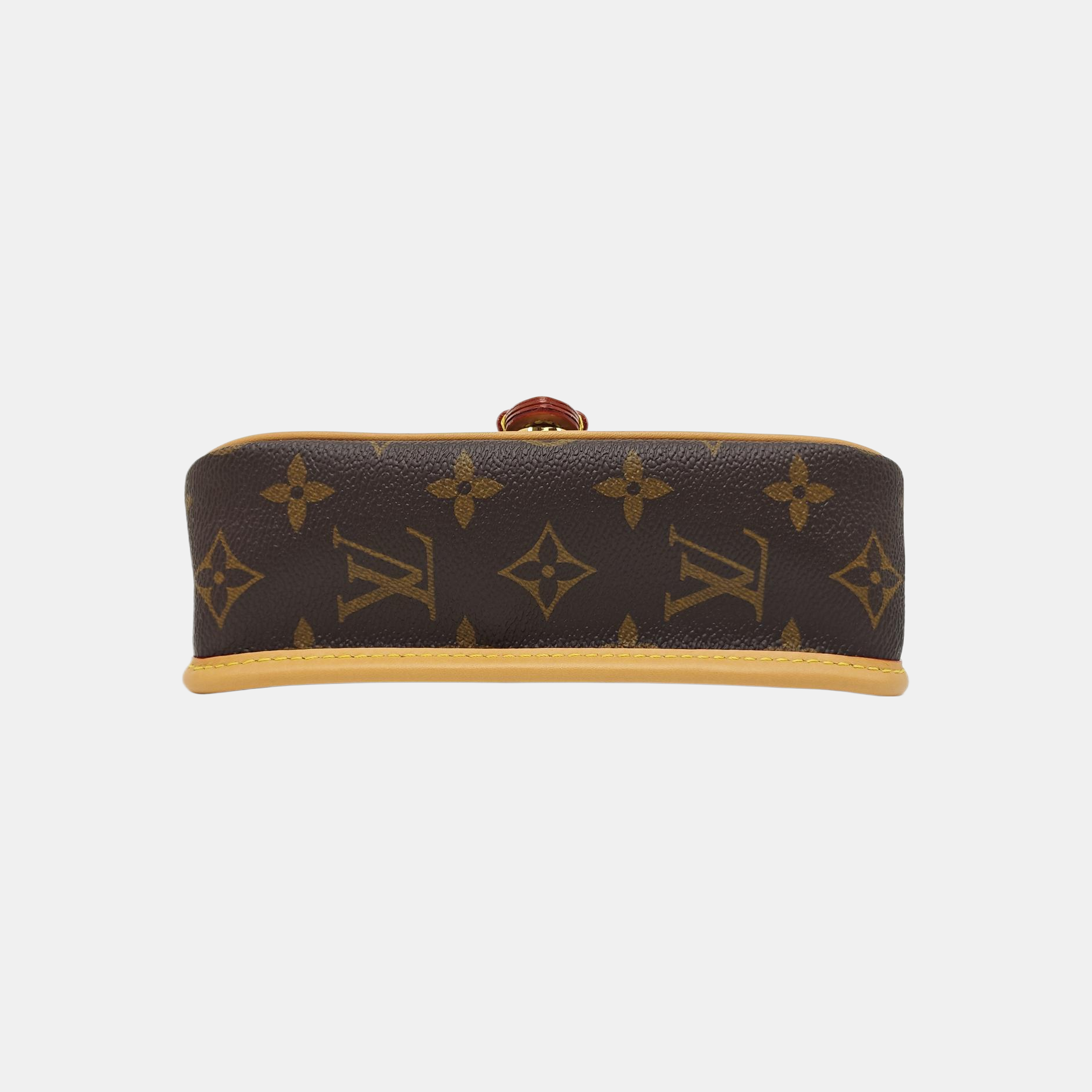 DIANE Nano Monogram Coated Canvas Brown