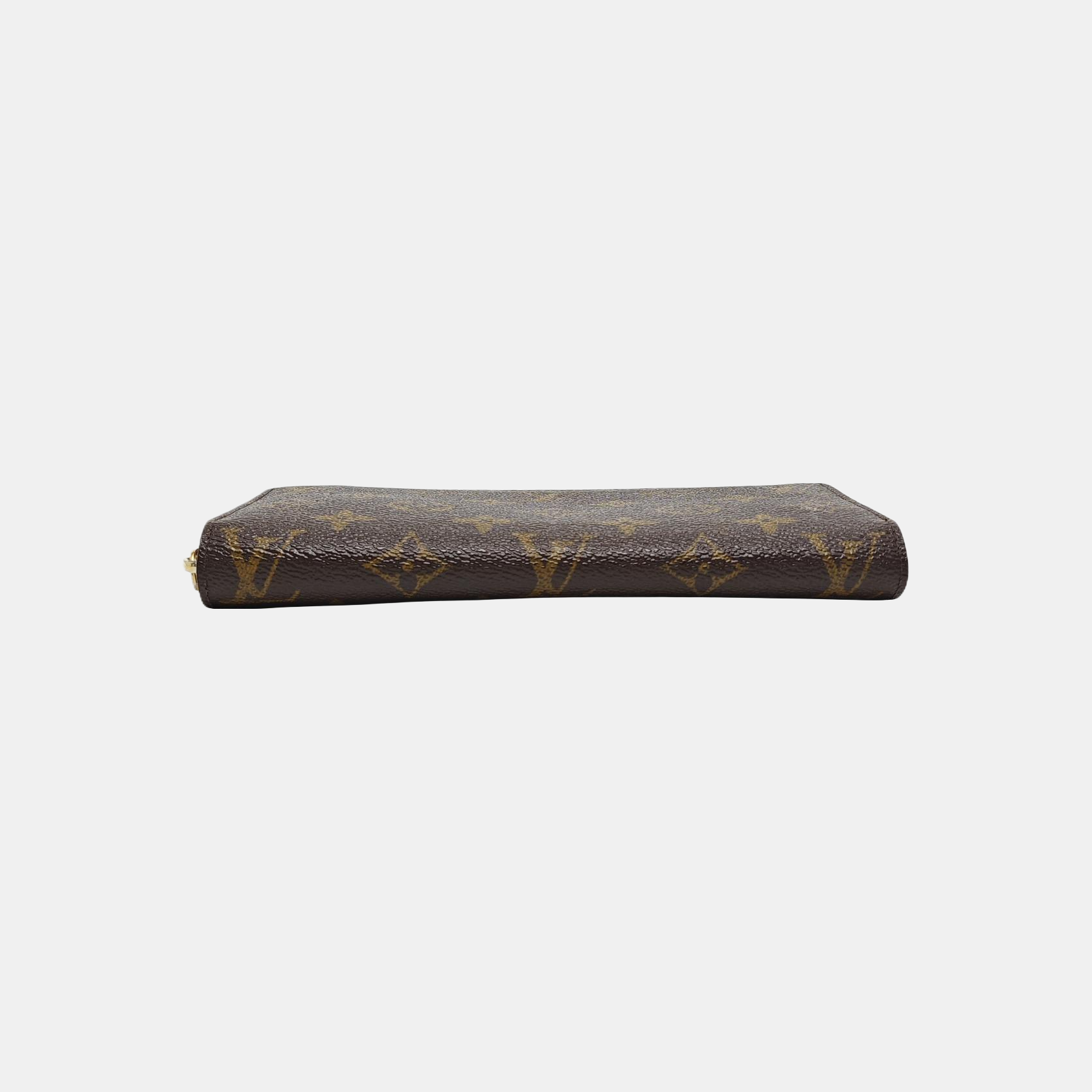ZIPPY Monogram Coated Canvas Brown Wallet