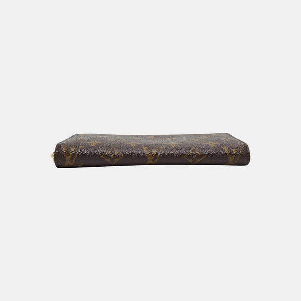 ZIPPY Monogram Coated Canvas Brown Wallet