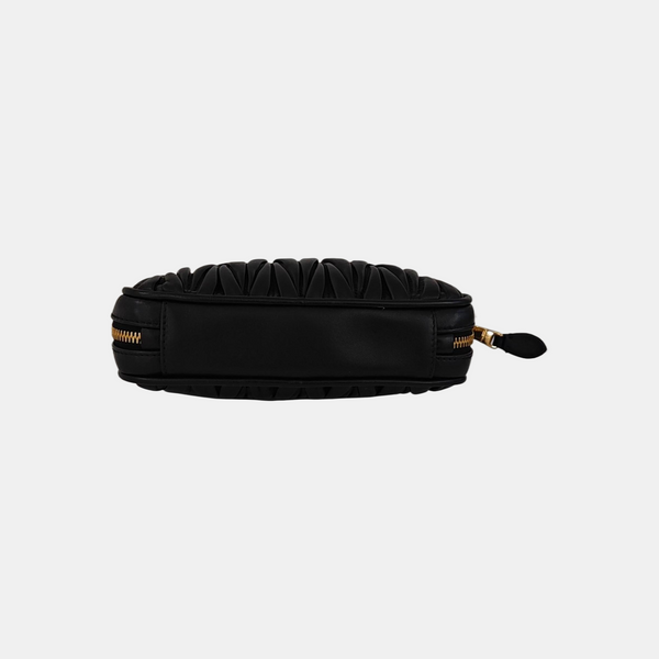 Arcadie Matelassé Small Quilted Lambskin Black