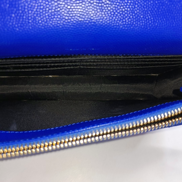MONOGRAM WOC Chevron, Quilted Calfskin Blue