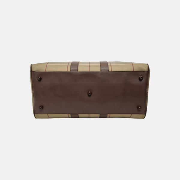 Canvas Top Handle Bag Green