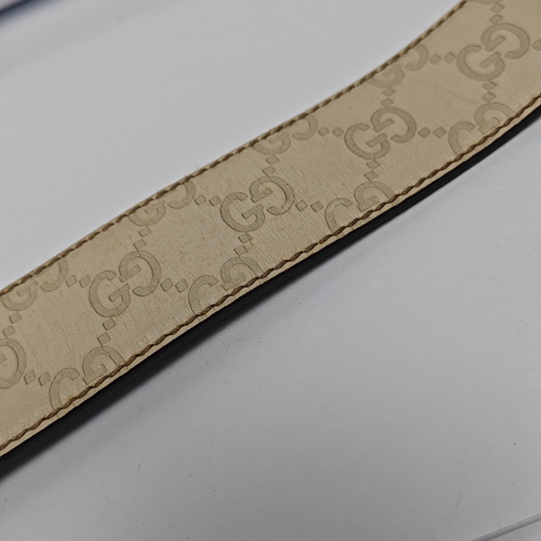 Leather Belt White