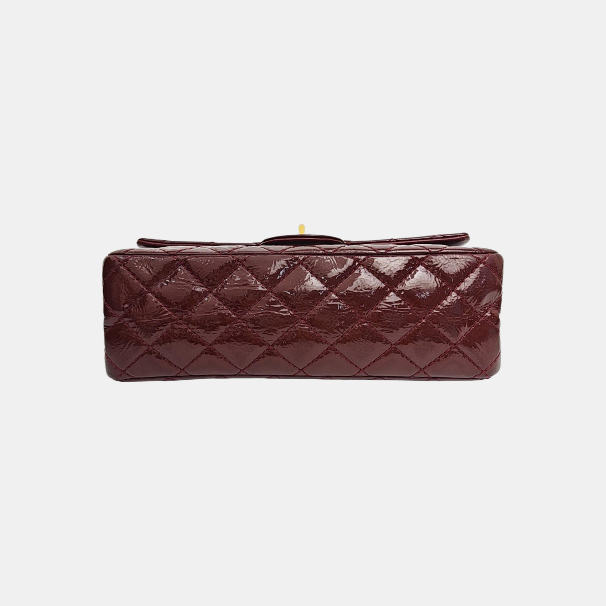 2.55 225 (small) Quilted Patent Leather Red