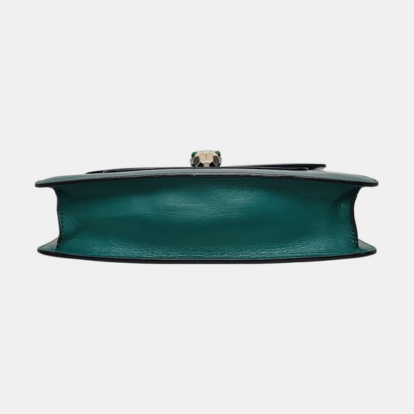 SERPENTI FOREVER Medium Calfskin Green