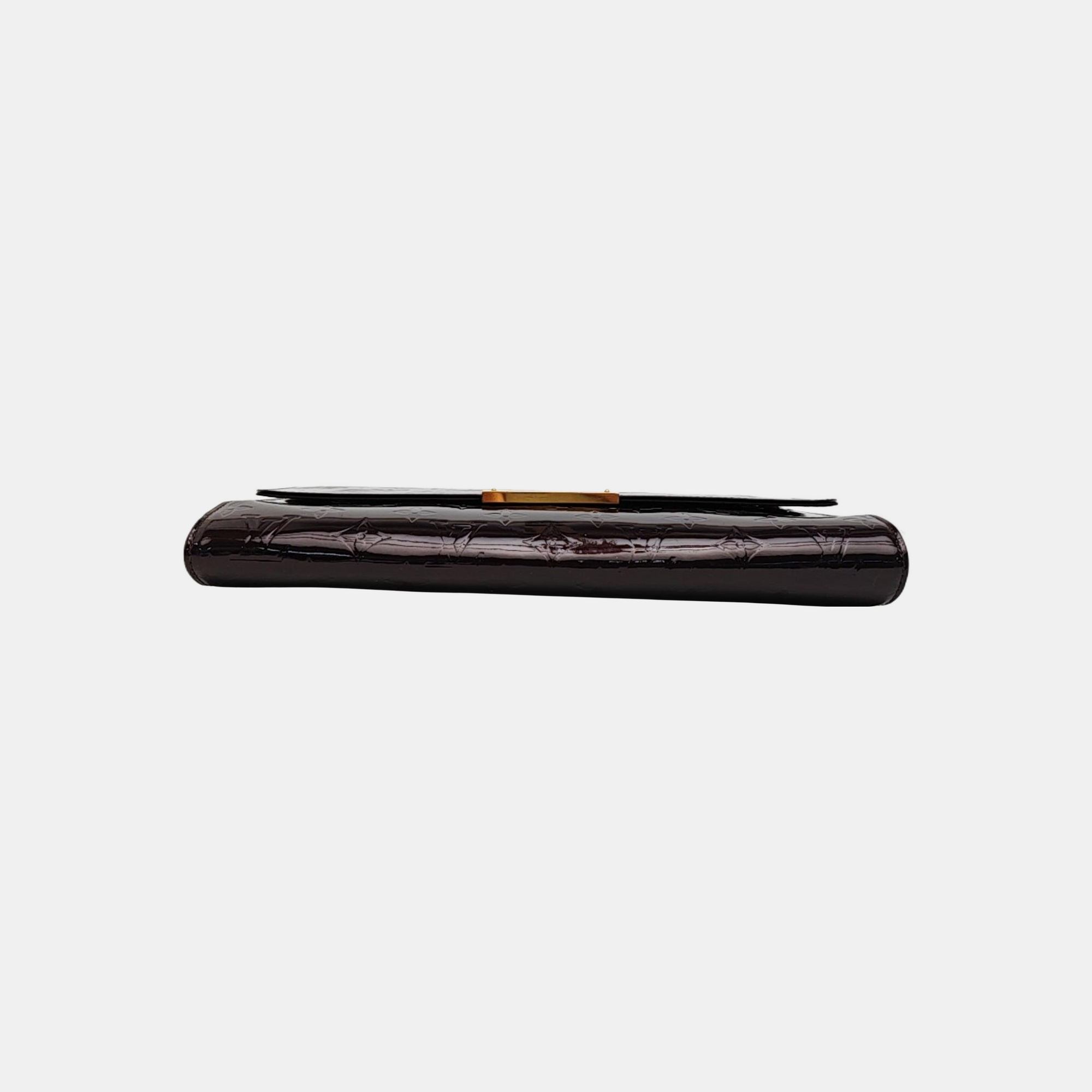 Patent Leather Clutch Red