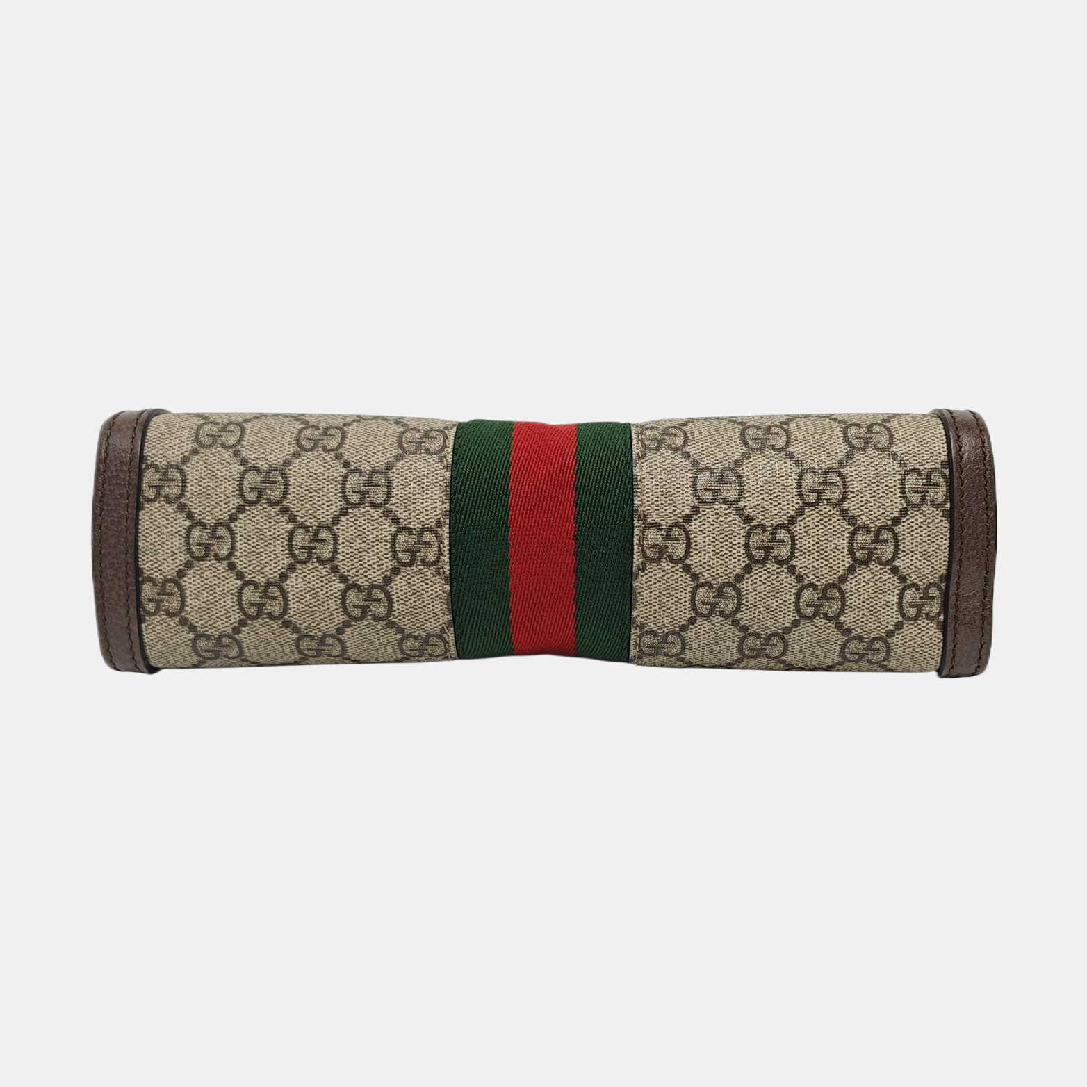 Ophidia Small Monogram Coated Canvas Beige