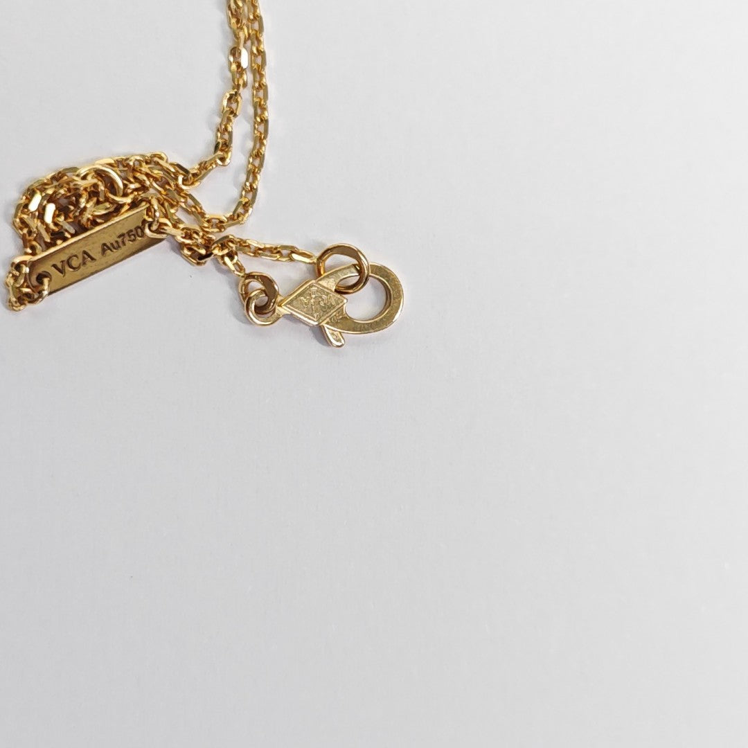 Vintage Alhambra 18k Gold Necklace