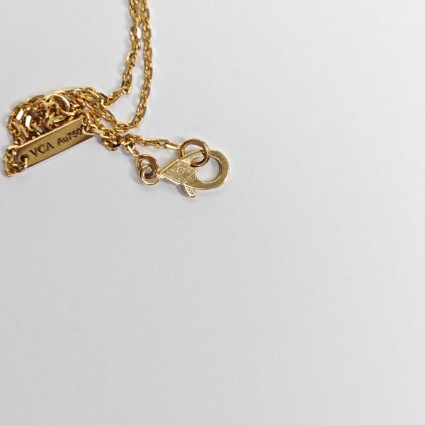 Vintage Alhambra 18k Gold Necklace