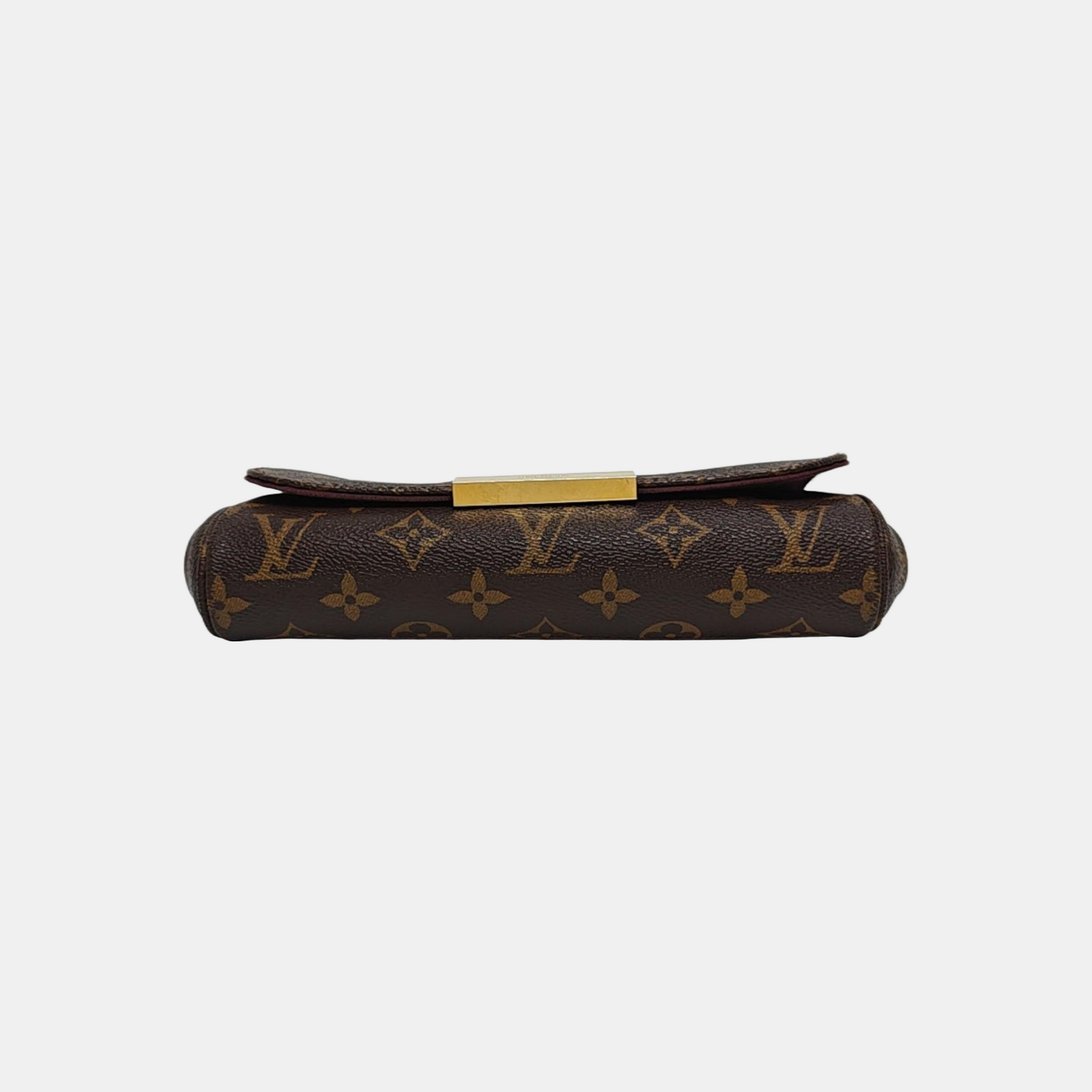 FAVORITE PM Monogram Coated Canvas Brown