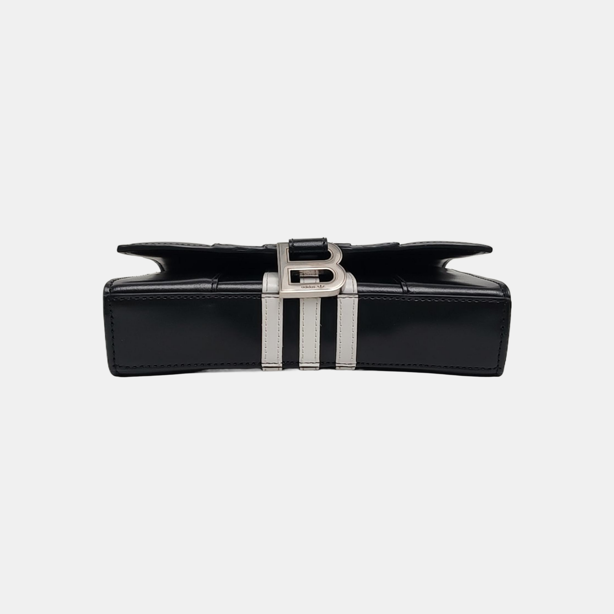 Hourglass Small Calfskin Black