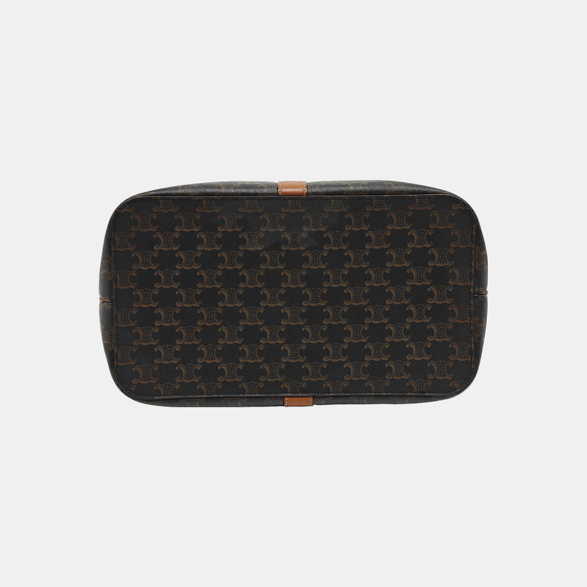TRIOMPHE CANVAS Medium Coated Canvas Black