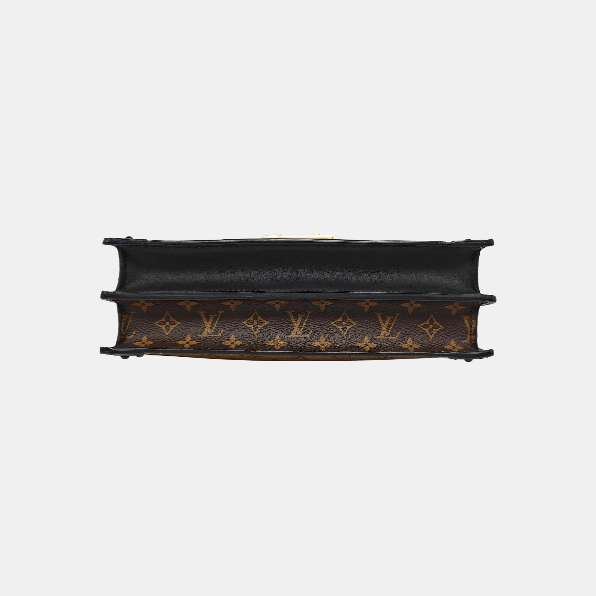 TRUNK Monogram Coated Canvas Brown